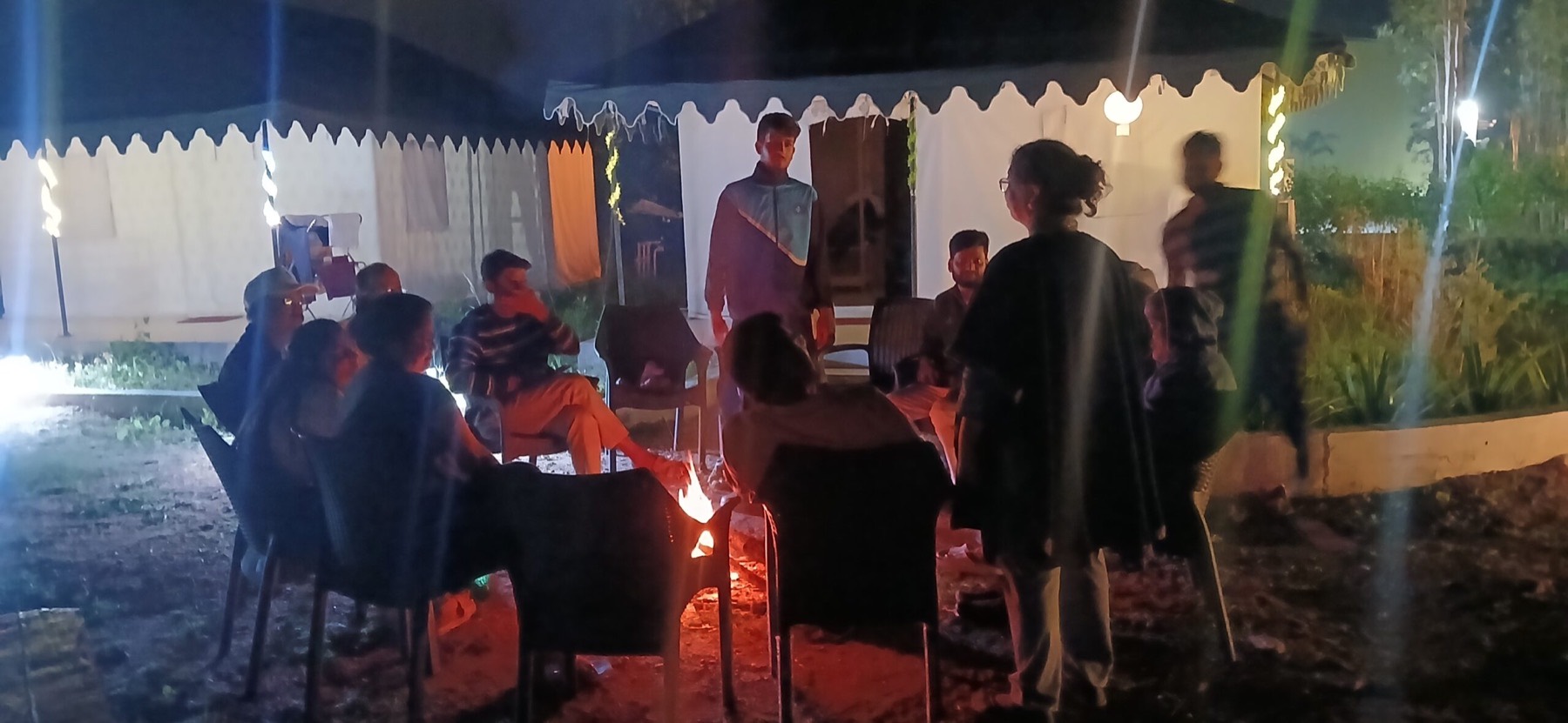 Tent AC at City Flora Tiger Resort