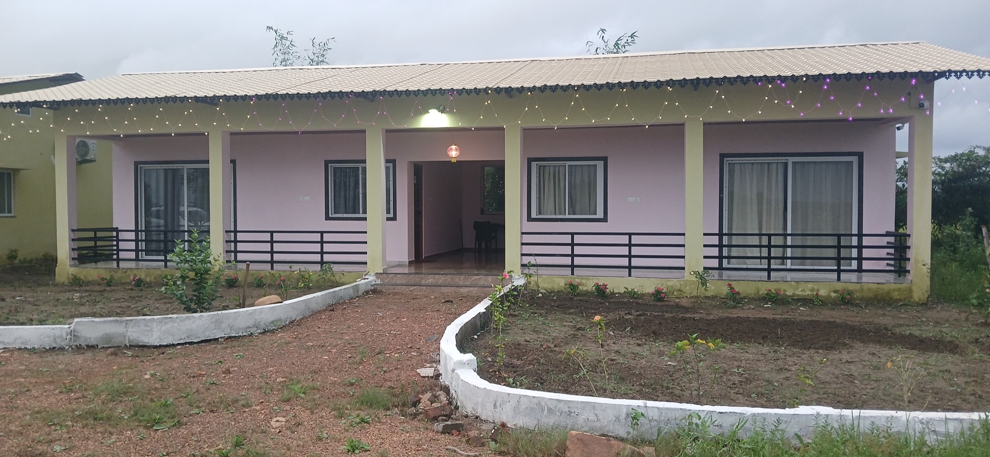 Cottage block with covered verandah